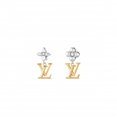 LOUIS VUITTON LV ICONIC FLOWER EARRINGS M01287